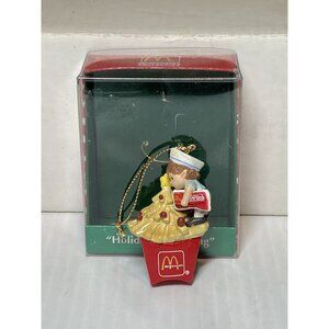 1994 ENESCO SMALL WONDERS ~ HOLIDAY SEASON-ING ~ MCDONALDS CHRISTMAS ORNAMENT